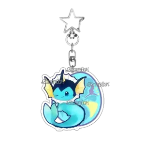 Anime Acrylic Eevee Keychains Pendant Car Key Chain Vaporeon Leafeon Sylveon Espeon Umbreon Móc Treo Đeo Thoại, Standee, Móc Khoá In Theo Yêu Cầu, Chất Liệu Mica Dày 4mm, Kích Thước 5.5 Cm, Có In Test Mẫu