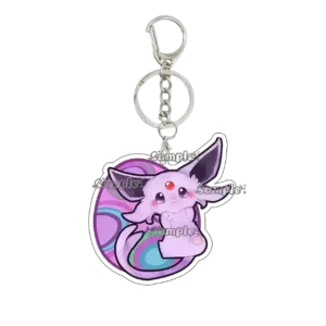 Anime Acrylic Eevee Keychains Pendant Car Key Chain Vaporeon Leafeon Sylveon Espeon Umbreon Móc Treo Đeo Thoại, Standee, Móc Khoá In Theo Yêu Cầu, Chất Liệu Mica Dày 4mm, Kích Thước 5.5 Cm, Có In Test Mẫu