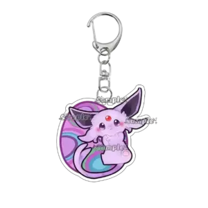 Anime Acrylic Eevee Keychains Pendant Car Key Chain Vaporeon Leafeon Sylveon Espeon Umbreon Móc Treo Đeo Thoại, Standee, Móc Khoá In Theo Yêu Cầu, Chất Liệu Mica Dày 4mm, Kích Thước 5.5 Cm, Có In Test Mẫu