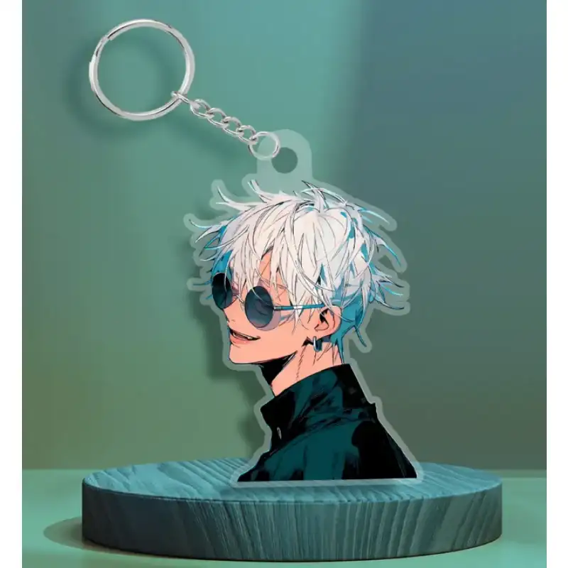 Anime Acrylic Keychain For Jjk Satoru Gojo Nobara Kugisaki Megumi Fushiguro Geto Suguru Móc Treo Đeo Thoại, Standee, Móc Khoá In Theo Yêu Cầu, Chất Liệu Mica Dày 4mm, Kích Thước 5.5 Cm, Có In Test Mẫu