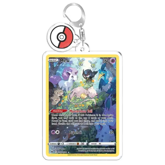Anime Art Display For Pokemon Sword Shield Mew Anime Game Expand Art Gifts Acrylic Protective Móc Treo Đeo Thoại, Standee, Móc Khoá In Theo Yêu Cầu, Chất Liệu Mica Dày 4mm, Kích Thước 5.5 Cm, Có In Test Mẫu