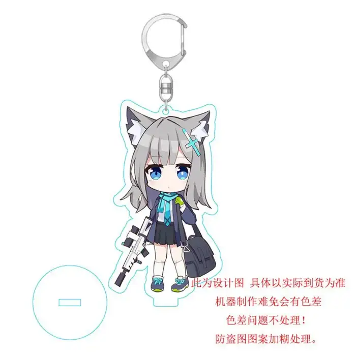 Anime Blue Archive Acrylic Keychain Model Cosplay Characters Ornament Accessories Goods Móc Treo Đeo Thoại, Standee, Móc Khoá In Theo Yêu Cầu, Chất Liệu Mica Dày 4mm, Kích Thước 5.5 Cm, Có In Test Mẫu