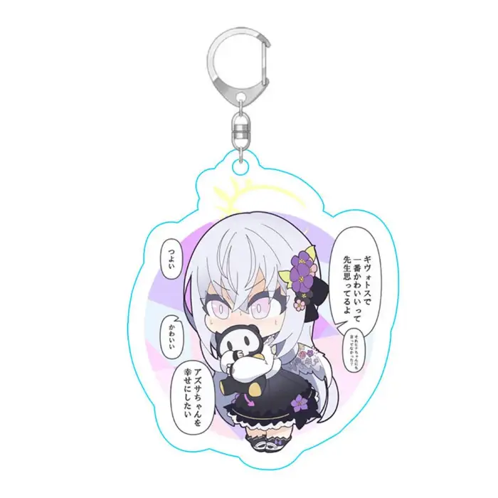 anime-blue-archive-acrylic-keychain-mode-var2-1789451649556-795 Anime Blue Archive Acrylic Keychain Model Cosplay Characters Ornament Accessories Goods Móc Treo Đeo Thoại, Standee, Móc Khoá In Theo Yêu Cầu, Chất Liệu Mica Dày 4mm, Kích Thước 5.5 Cm, Có In Test Mẫu