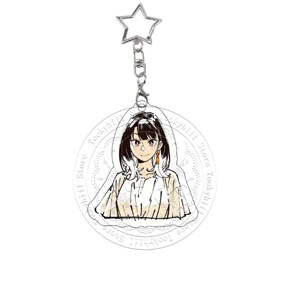 Anime Cartoon Akane-banashi Acrylic Keychain Bag Decoration Diy Cosplay Props Art Comic Cover Móc Treo Đeo Thoại, Standee, Móc Khoá In Theo Yêu Cầu, Chất Liệu Mica Dày 4mm, Kích Thước 5.5 Cm, Có In Test Mẫu
