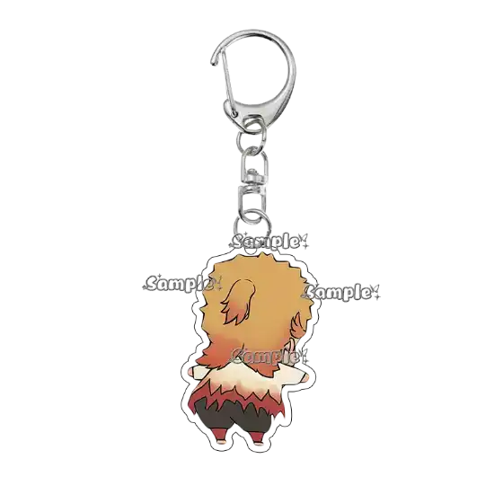 Anime Cartoon Cute Tsuyuri Kanawo Kochou Kamado Tanjiro Nezuko Acrylic Keychain Pendant Móc Treo Đeo Thoại, Standee, Móc Khoá In Theo Yêu Cầu, Chất Liệu Mica Dày 4mm, Kích Thước 5.5 Cm, Có In Test Mẫu