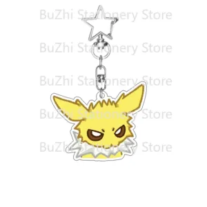 Anime Cartoon Eevee Acrylic Keychain Kawaii Cute Figure Vaporeon Jolteon Espeon Sylveon Móc Treo Đeo Thoại, Standee, Móc Khoá In Theo Yêu Cầu, Chất Liệu Mica Dày 4mm, Kích Thước 5.5 Cm, Có In Test Mẫu