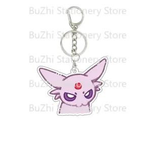 Anime Cartoon Eevee Acrylic Keychain Kawaii Cute Figure Vaporeon Jolteon Espeon Sylveon Móc Treo Đeo Thoại, Standee, Móc Khoá In Theo Yêu Cầu, Chất Liệu Mica Dày 4mm, Kích Thước 5.5 Cm, Có In Test Mẫu