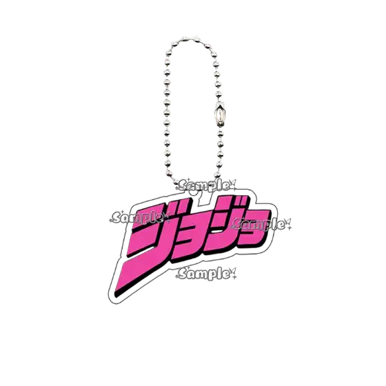 Anime Cartoon Jojos Bizarre Adventure Letters Acrylic Keychain Accessories Backpack Móc Treo Đeo Thoại, Standee, Móc Khoá In Theo Yêu Cầu, Chất Liệu Mica Dày 4mm, Kích Thước 5.5 Cm, Có In Test Mẫu