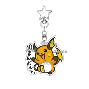 Anime Cartoon Nidoran Raichu Sandshrew Nidoqueen Acrylic Keychain Pocket Monsters Móc Treo Đeo Thoại, Standee, Móc Khoá In Theo Yêu Cầu, Chất Liệu Mica Dày 4mm, Kích Thước 5.5 Cm, Có In Test Mẫu