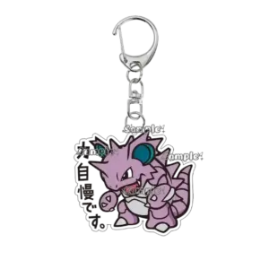 Anime Cartoon Nidoran Raichu Sandshrew Nidoqueen Acrylic Keychain Pocket Monsters Móc Treo Đeo Thoại, Standee, Móc Khoá In Theo Yêu Cầu, Chất Liệu Mica Dày 4mm, Kích Thước 5.5 Cm, Có In Test Mẫu