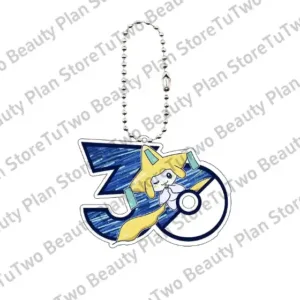 Anime Cartoon Pocket Monster Keychain Pendant Decor New Creative Acrylic Transparent Móc Treo Đeo Thoại, Standee, Móc Khoá In Theo Yêu Cầu, Chất Liệu Mica Dày 4mm, Kích Thước 5.5 Cm, Có In Test Mẫu