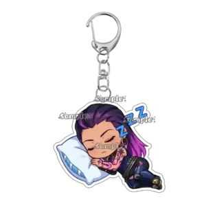 Anime Cartoon Q Version Acrylic Keychain Accessories Women Fashion Cute Ornament Jewelry Men Móc Treo Đeo Thoại, Standee, Móc Khoá In Theo Yêu Cầu, Chất Liệu Mica Dày 4mm, Kích Thước 5.5 Cm, Có In Test Mẫu