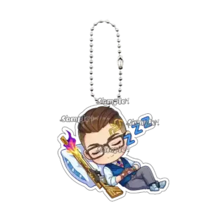 Anime Cartoon Q Version Acrylic Keychain Accessories Women Fashion Cute Ornament Jewelry Men Móc Treo Đeo Thoại, Standee, Móc Khoá In Theo Yêu Cầu, Chất Liệu Mica Dày 4mm, Kích Thước 5.5 Cm, Có In Test Mẫu