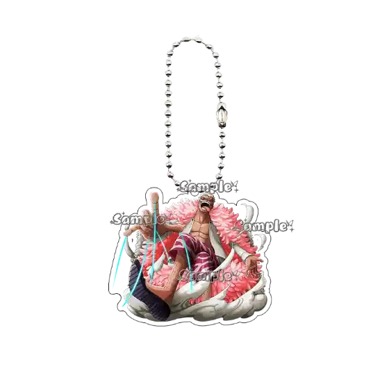 Anime Cartoon Rosinante Doflamingo Acrylic Keychain Pendant Bag Decor Cartoon Backpack Móc Treo Đeo Thoại, Standee, Móc Khoá In Theo Yêu Cầu, Chất Liệu Mica Dày 4mm, Kích Thước 5.5 Cm, Có In Test Mẫu