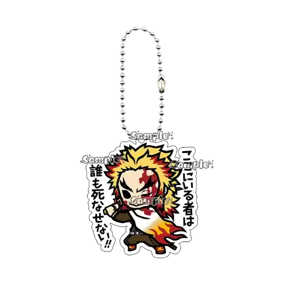 Anime Cartoon Tanjiro Kamado Nezuko Agatsuma Zenitsu Q Version Acrylic Keychain Pendant Móc Treo Đeo Thoại, Standee, Móc Khoá In Theo Yêu Cầu, Chất Liệu Mica Dày 4mm, Kích Thước 5.5 Cm, Có In Test Mẫu