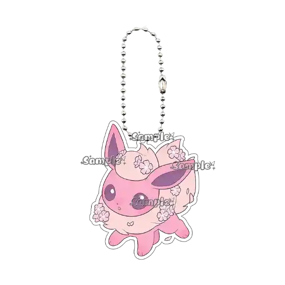 Anime Cartoon Umbreon Eevee Espeon Acrylic Keychain Key Chain Ring Backpack Charm Accessories Móc Treo Đeo Thoại, Standee, Móc Khoá In Theo Yêu Cầu, Chất Liệu Mica Dày 4mm, Kích Thước 5.5 Cm, Có In Test Mẫu