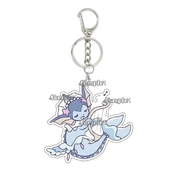 Anime Character Jolteon Leafeon Sylveon Pattern Acrylic Keychain Accessories Girls Boys Móc Treo Đeo Thoại, Standee, Móc Khoá In Theo Yêu Cầu, Chất Liệu Mica Dày 4mm, Kích Thước 5.5 Cm, Có In Test Mẫu