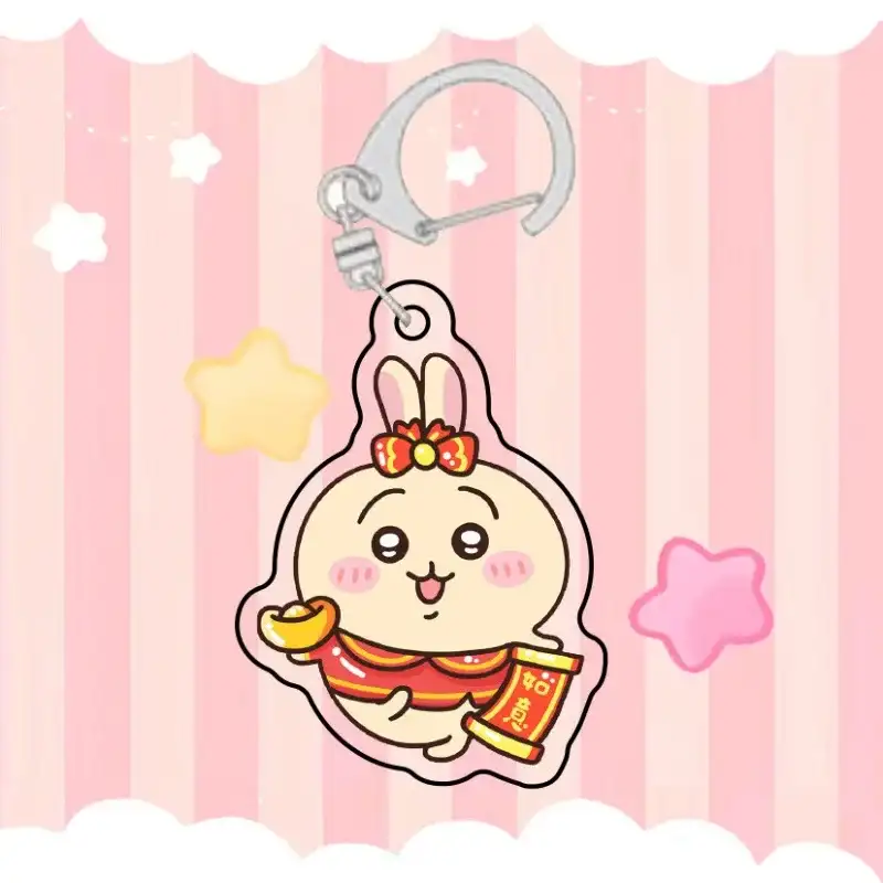 anime-chiikawa-cute-cartoon-key-ring-fas-var7-1789551798081-772 Anime Chiikawa Cute Cartoon Key Ring Fashion Children Gift Accessories Bag Charms Acrylic Móc Treo Đeo Thoại, Standee, Móc Khoá In Theo Yêu Cầu, Chất Liệu Mica Dày 4mm, Kích Thước 5.5 Cm, Có In Test Mẫu