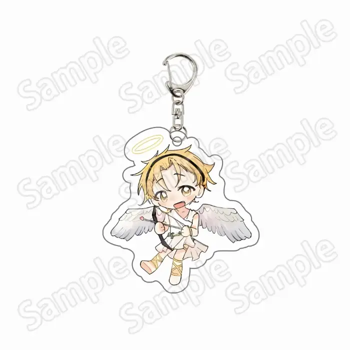 Anime Comic Phantom Busters Mogari Kaoru Eugene Koutarou Acrylic Keychain Character Móc Treo Đeo Thoại, Standee, Móc Khoá In Theo Yêu Cầu, Chất Liệu Mica Dày 4mm, Kích Thước 5.5 Cm, Có In Test Mẫu