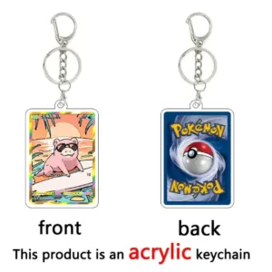 Anime Creative Beach Charizard Blastoise Venusaur Figure Acrylic Keychain Decor Cartoon Bag Móc Treo Đeo Thoại, Standee, Móc Khoá In Theo Yêu Cầu, Chất Liệu Mica Dày 4mm, Kích Thước 5.5 Cm, Có In Test Mẫu