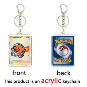 Anime Creative Beach Charizard Blastoise Venusaur Figure Acrylic Keychain Decor Cartoon Bag Móc Treo Đeo Thoại, Standee, Móc Khoá In Theo Yêu Cầu, Chất Liệu Mica Dày 4mm, Kích Thước 5.5 Cm, Có In Test Mẫu