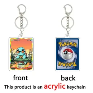 Anime Creative Beach Charizard Blastoise Venusaur Figure Acrylic Keychain Decor Cartoon Bag Móc Treo Đeo Thoại, Standee, Móc Khoá In Theo Yêu Cầu, Chất Liệu Mica Dày 4mm, Kích Thước 5.5 Cm, Có In Test Mẫu