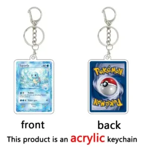 Anime Creative Beach Charizard Blastoise Venusaur Figure Acrylic Keychain Decor Cartoon Bag Móc Treo Đeo Thoại, Standee, Móc Khoá In Theo Yêu Cầu, Chất Liệu Mica Dày 4mm, Kích Thước 5.5 Cm, Có In Test Mẫu