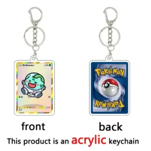 Anime Creative Beach Charizard Blastoise Venusaur Figure Acrylic Keychain Decor Cartoon Bag Móc Treo Đeo Thoại, Standee, Móc Khoá In Theo Yêu Cầu, Chất Liệu Mica Dày 4mm, Kích Thước 5.5 Cm, Có In Test Mẫu