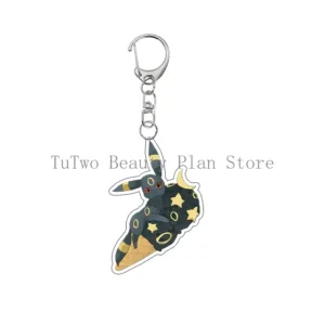 Anime Creative Eevee Ice Cream Cone Style Acrylic Keychain Cartoon Umbreon Flareon Sylveon Móc Treo Đeo Thoại, Standee, Móc Khoá In Theo Yêu Cầu, Chất Liệu Mica Dày 4mm, Kích Thước 5.5 Cm, Có In Test Mẫu