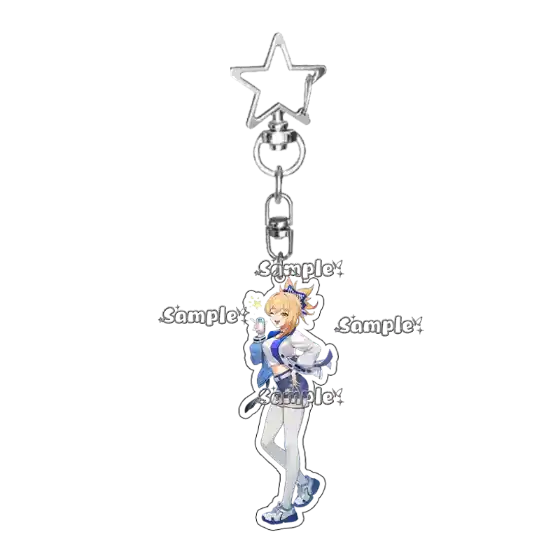 Anime Creative Paimon Xingqiu Yanfei Q Version Hot Character Acrylic Keychain Pendant Móc Treo Đeo Thoại, Standee, Móc Khoá In Theo Yêu Cầu, Chất Liệu Mica Dày 4mm, Kích Thước 5.5 Cm, Có In Test Mẫu