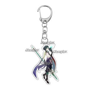 Anime Creative Paimon Xingqiu Yanfei Q Version Hot Character Acrylic Keychain Pendant Móc Treo Đeo Thoại, Standee, Móc Khoá In Theo Yêu Cầu, Chất Liệu Mica Dày 4mm, Kích Thước 5.5 Cm, Có In Test Mẫu