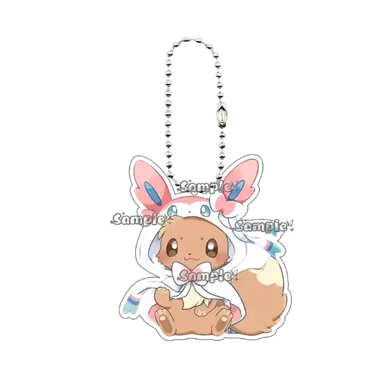 Anime Cute Sweet Eevee Glaceon Umbreon Flareon Cartoon Acrylic Keychain Kawaii Backpack Charm Móc Treo Đeo Thoại, Standee, Móc Khoá In Theo Yêu Cầu, Chất Liệu Mica Dày 4mm, Kích Thước 5.5 Cm, Có In Test Mẫu