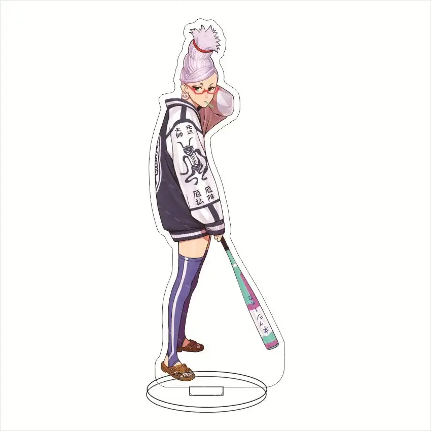 Anime Dandadan Momo Acrylic Keychain Decoration Badge Bag Charms Figure Display Accessories Móc Treo Đeo Thoại, Standee, Móc Khoá In Theo Yêu Cầu, Chất Liệu Mica Dày 4mm, Kích Thước 5.5 Cm, Có In Test Mẫu
