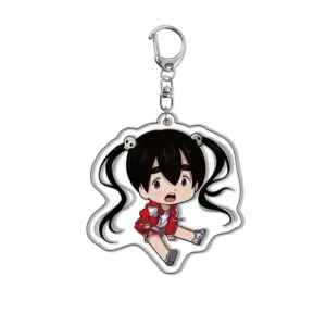 Anime Dead Dead Demons Dededede Destruction Acrylic Keychain Q Version Accessories Kawaii Móc Treo Đeo Thoại, Standee, Móc Khoá In Theo Yêu Cầu, Chất Liệu Mica Dày 4mm, Kích Thước 5.5 Cm, Có In Test Mẫu