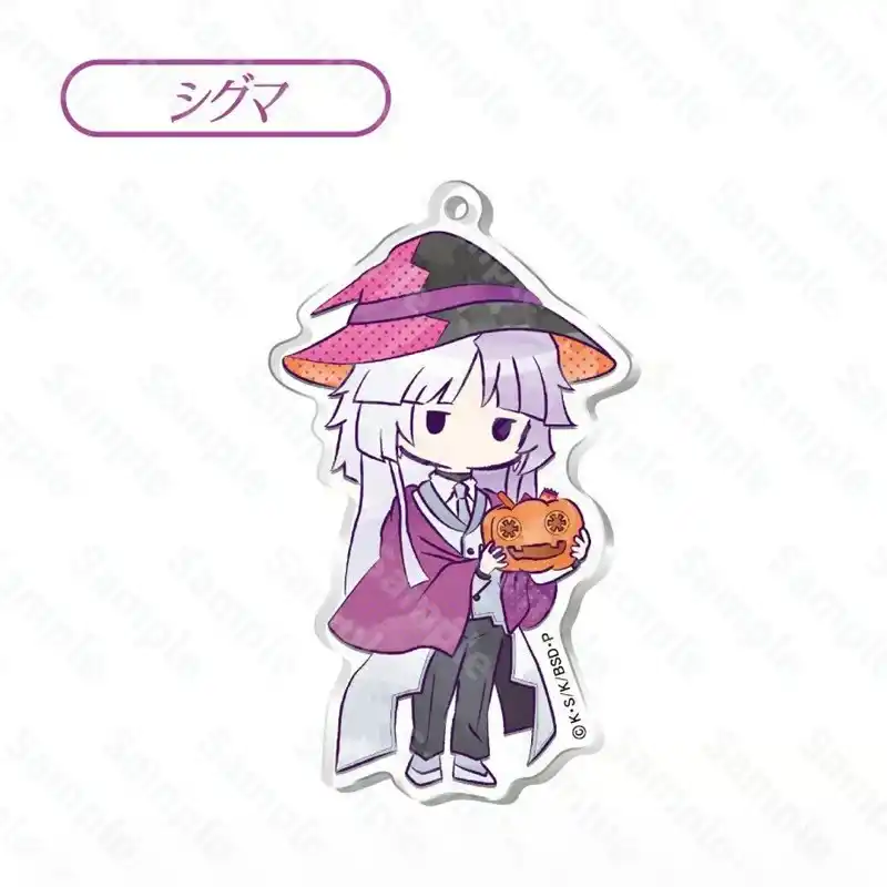 Anime Dogs Peripherals Halloween Dazai Osamu Acrylic Keychain Sigma Figure Acrylic Key Ring Móc Treo Đeo Thoại, Standee, Móc Khoá In Theo Yêu Cầu, Chất Liệu Mica Dày 4mm, Kích Thước 5.5 Cm, Có In Test Mẫu