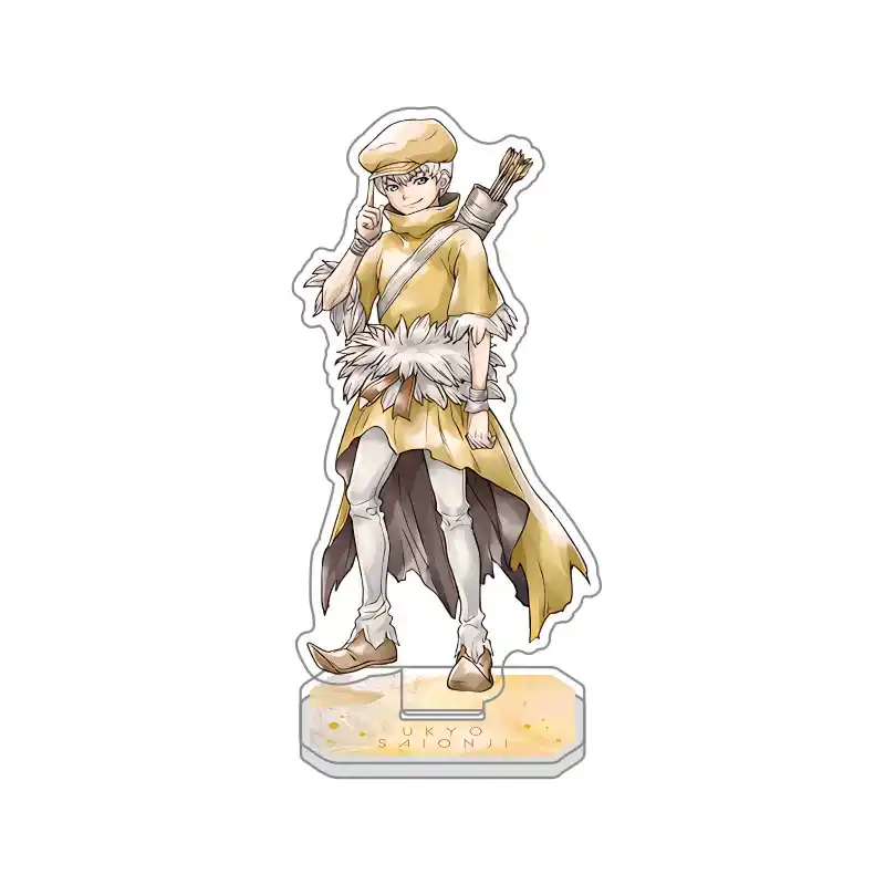 Anime Dr.stone Acrylic Keychain Model Cosplay Charm Characters Senku Tsukasa Taiju Kuromu Móc Treo Đeo Thoại, Standee, Móc Khoá In Theo Yêu Cầu, Chất Liệu Mica Dày 4mm, Kích Thước 5.5 Cm, Có In Test Mẫu