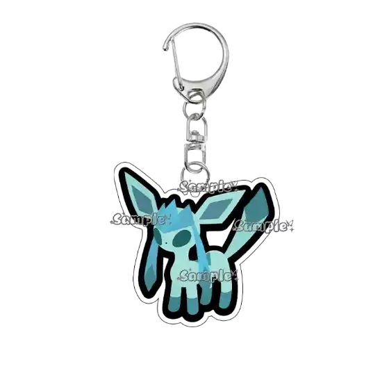 Anime Eevee Umbreon Flareon Vaporeon Espeon Keychain Kawaii Acrylic Pendant Keyring Key Móc Treo Đeo Thoại, Standee, Móc Khoá In Theo Yêu Cầu, Chất Liệu Mica Dày 4mm, Kích Thước 5.5 Cm, Có In Test Mẫu