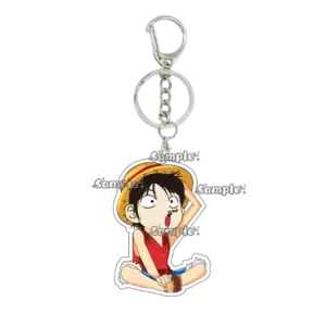 Anime Fashion Q Version Acrylic Pendant Ornament Keychain Roronoa Zoro Luffy Nami Cartoon Key Móc Treo Đeo Thoại, Standee, Móc Khoá In Theo Yêu Cầu, Chất Liệu Mica Dày 4mm, Kích Thước 5.5 Cm, Có In Test Mẫu