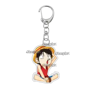 Anime Fashion Q Version Acrylic Pendant Ornament Keychain Roronoa Zoro Luffy Nami Cartoon Key Móc Treo Đeo Thoại, Standee, Móc Khoá In Theo Yêu Cầu, Chất Liệu Mica Dày 4mm, Kích Thước 5.5 Cm, Có In Test Mẫu