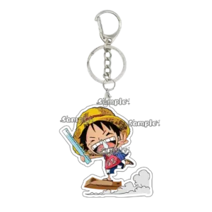 Anime Fashion Q Version Acrylic Pendant Ornament Keychain Roronoa Zoro Luffy Nami Cartoon Key Móc Treo Đeo Thoại, Standee, Móc Khoá In Theo Yêu Cầu, Chất Liệu Mica Dày 4mm, Kích Thước 5.5 Cm, Có In Test Mẫu