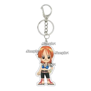 Anime Fashion Q Version Acrylic Pendant Ornament Keychain Roronoa Zoro Luffy Nami Cartoon Key Móc Treo Đeo Thoại, Standee, Móc Khoá In Theo Yêu Cầu, Chất Liệu Mica Dày 4mm, Kích Thước 5.5 Cm, Có In Test Mẫu