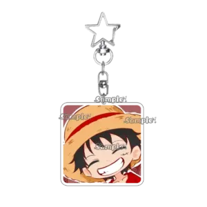 Anime Fashion Roronoa Zoro Nami Cartoon Acrylic Keychain Kawaii Backpack Charm Keyring Móc Treo Đeo Thoại, Standee, Móc Khoá In Theo Yêu Cầu, Chất Liệu Mica Dày 4mm, Kích Thước 5.5 Cm, Có In Test Mẫu