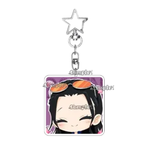 Anime Fashion Roronoa Zoro Nami Cartoon Acrylic Keychain Kawaii Backpack Charm Keyring Móc Treo Đeo Thoại, Standee, Móc Khoá In Theo Yêu Cầu, Chất Liệu Mica Dày 4mm, Kích Thước 5.5 Cm, Có In Test Mẫu