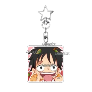 Anime Fashion Roronoa Zoro Nami Cartoon Acrylic Keychain Kawaii Backpack Charm Keyring Móc Treo Đeo Thoại, Standee, Móc Khoá In Theo Yêu Cầu, Chất Liệu Mica Dày 4mm, Kích Thước 5.5 Cm, Có In Test Mẫu
