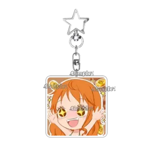 Anime Fashion Roronoa Zoro Nami Cartoon Acrylic Keychain Kawaii Backpack Charm Keyring Móc Treo Đeo Thoại, Standee, Móc Khoá In Theo Yêu Cầu, Chất Liệu Mica Dày 4mm, Kích Thước 5.5 Cm, Có In Test Mẫu