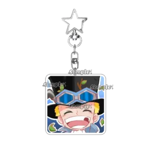 Anime Fashion Roronoa Zoro Nami Cartoon Acrylic Keychain Kawaii Backpack Charm Keyring Móc Treo Đeo Thoại, Standee, Móc Khoá In Theo Yêu Cầu, Chất Liệu Mica Dày 4mm, Kích Thước 5.5 Cm, Có In Test Mẫu
