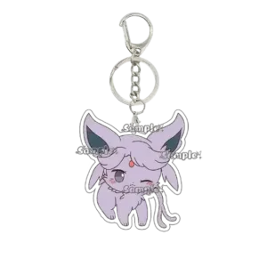 Anime Funny Keychain Pendant Acrylic Eevee Umbreon Flareon Vaporeo Car Key Chain Key Ring Móc Treo Đeo Thoại, Standee, Móc Khoá In Theo Yêu Cầu, Chất Liệu Mica Dày 4mm, Kích Thước 5.5 Cm, Có In Test Mẫu