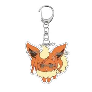 Anime Funny Keychain Pendant Acrylic Eevee Umbreon Flareon Vaporeo Car Key Chain Key Ring Móc Treo Đeo Thoại, Standee, Móc Khoá In Theo Yêu Cầu, Chất Liệu Mica Dày 4mm, Kích Thước 5.5 Cm, Có In Test Mẫu