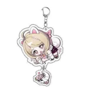 Anime Game Danganronpa: Trigger Happy Havoc Acrylic Keychain Saihara Shuichi Keyring Pendant Móc Treo Đeo Thoại, Standee, Móc Khoá In Theo Yêu Cầu, Chất Liệu Mica Dày 4mm, Kích Thước 5.5 Cm, Có In Test Mẫu