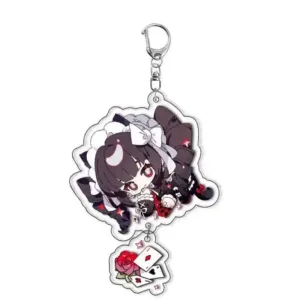 Anime Game Danganronpa: Trigger Happy Havoc Acrylic Keychain Saihara Shuichi Keyring Pendant Móc Treo Đeo Thoại, Standee, Móc Khoá In Theo Yêu Cầu, Chất Liệu Mica Dày 4mm, Kích Thước 5.5 Cm, Có In Test Mẫu
